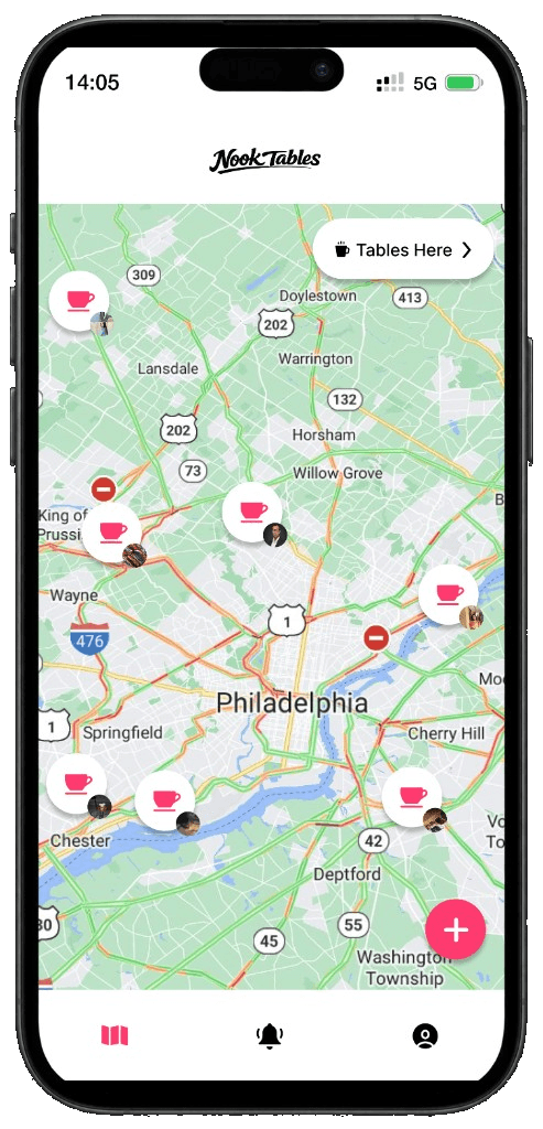 NookTables mobile app